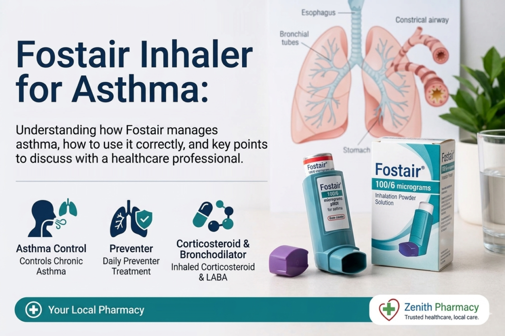 Fostair Inhaler for Asthma